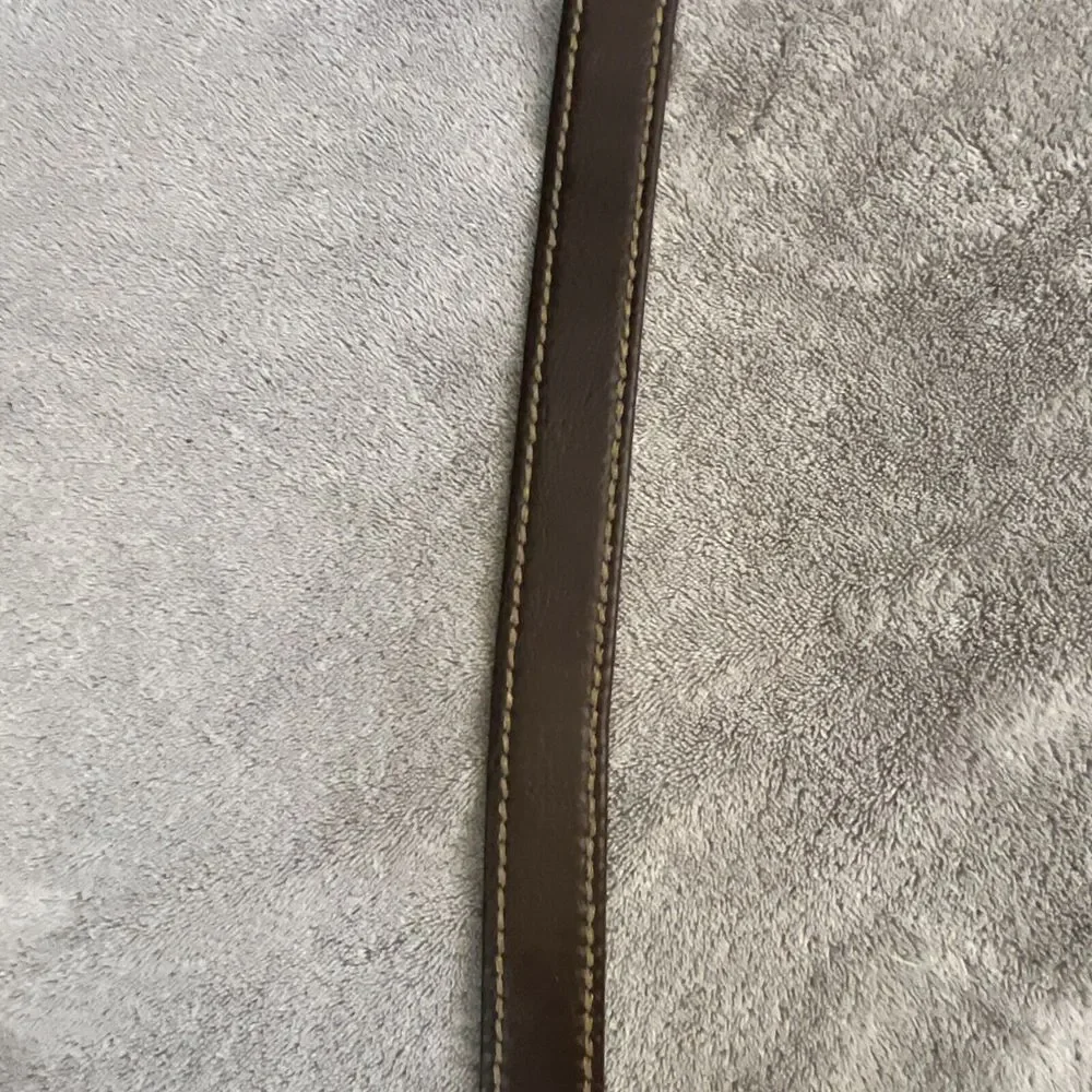 Levis Brown‎ Work Belt Mens Sz L 38-40 Synthetic Leather 2-Horse Brand 1.5